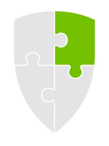 DealSafe shield mark with the Red Flags and ID verification piece highlighted